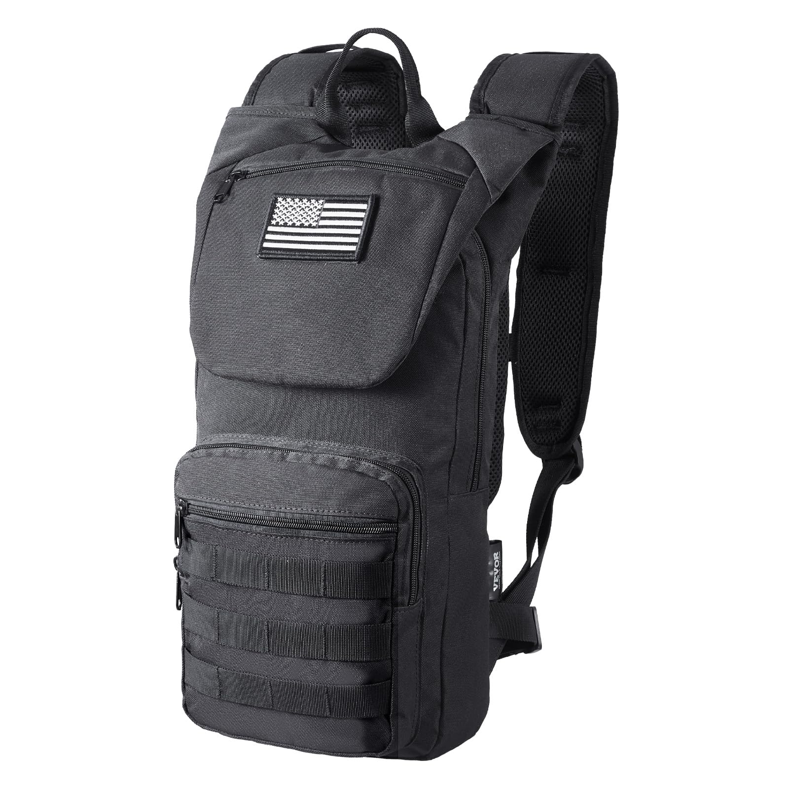 VEVOR hydration backpack emergency whistle clip adds outdoor safety
