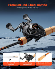 VEVOR IM7 carbon rod demonstrates lightweight sensitivity for detecting subtle bites
