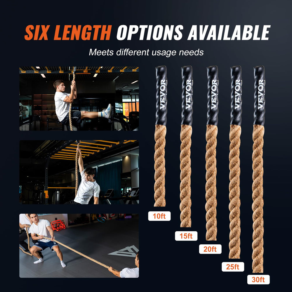 VEVOR indoor workout rope suited for climbing and strength training