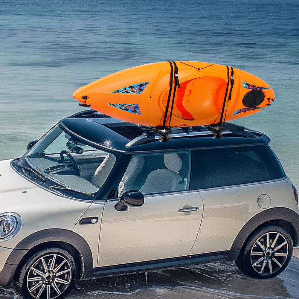 VEVOR Kayak Roof Rack rust-resistant coating withstands wind and rain.