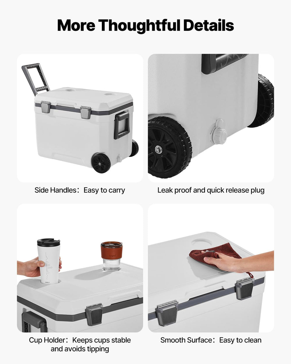 VEVOR lightweight rigid material reduces carrying effort