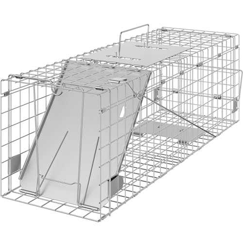 Dense mesh and secure door of VEVOR cage shown from front and door area