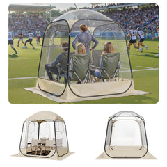 VEVOR pop-up sports tent clear dome for quick outdoor setup and viewing