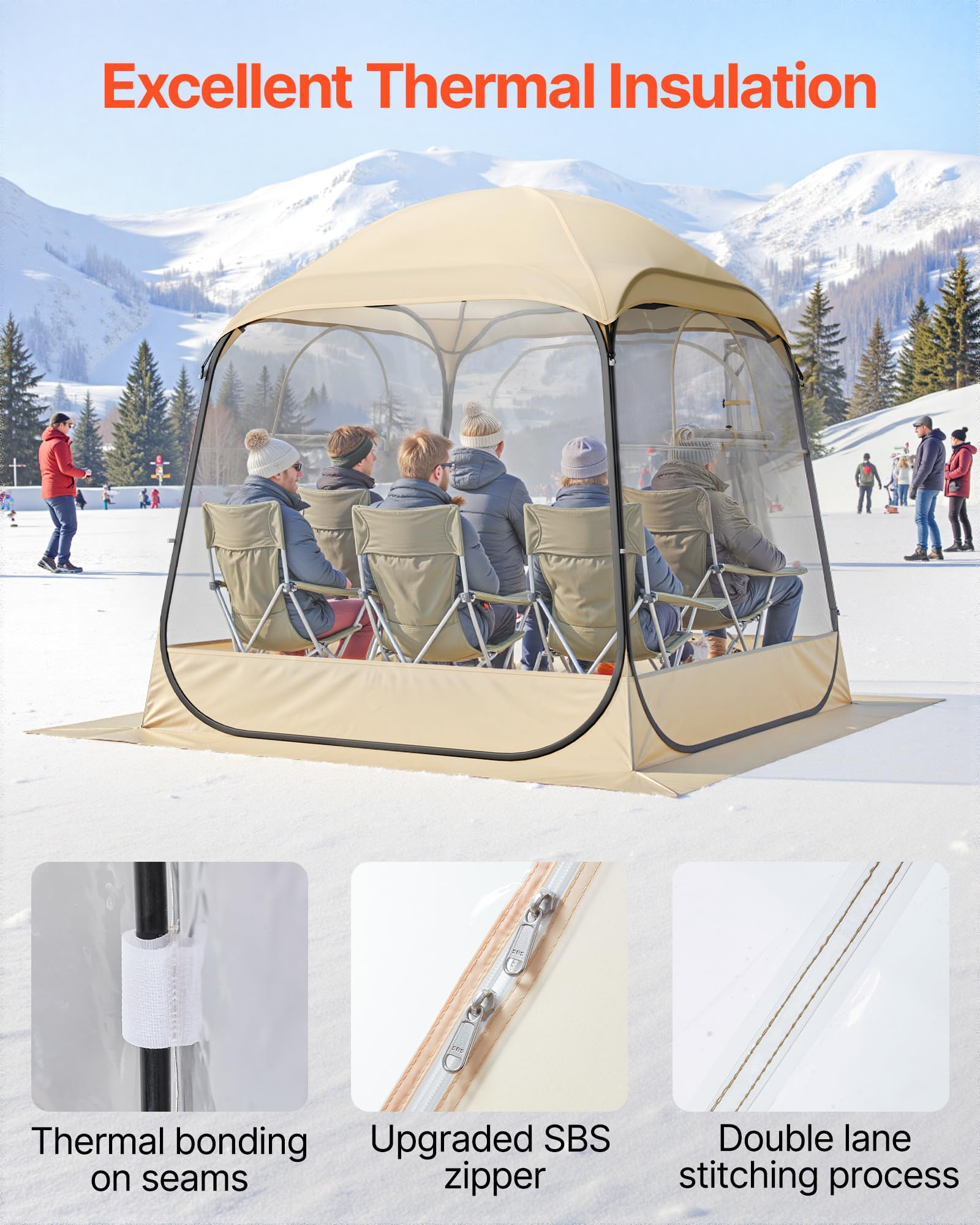 VEVOR Pop Up Sports Tent carrying bag for easy transport and storage.