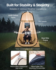 VEVOR Pop Up Sports Tent Pod 270-degree panorama for full action view