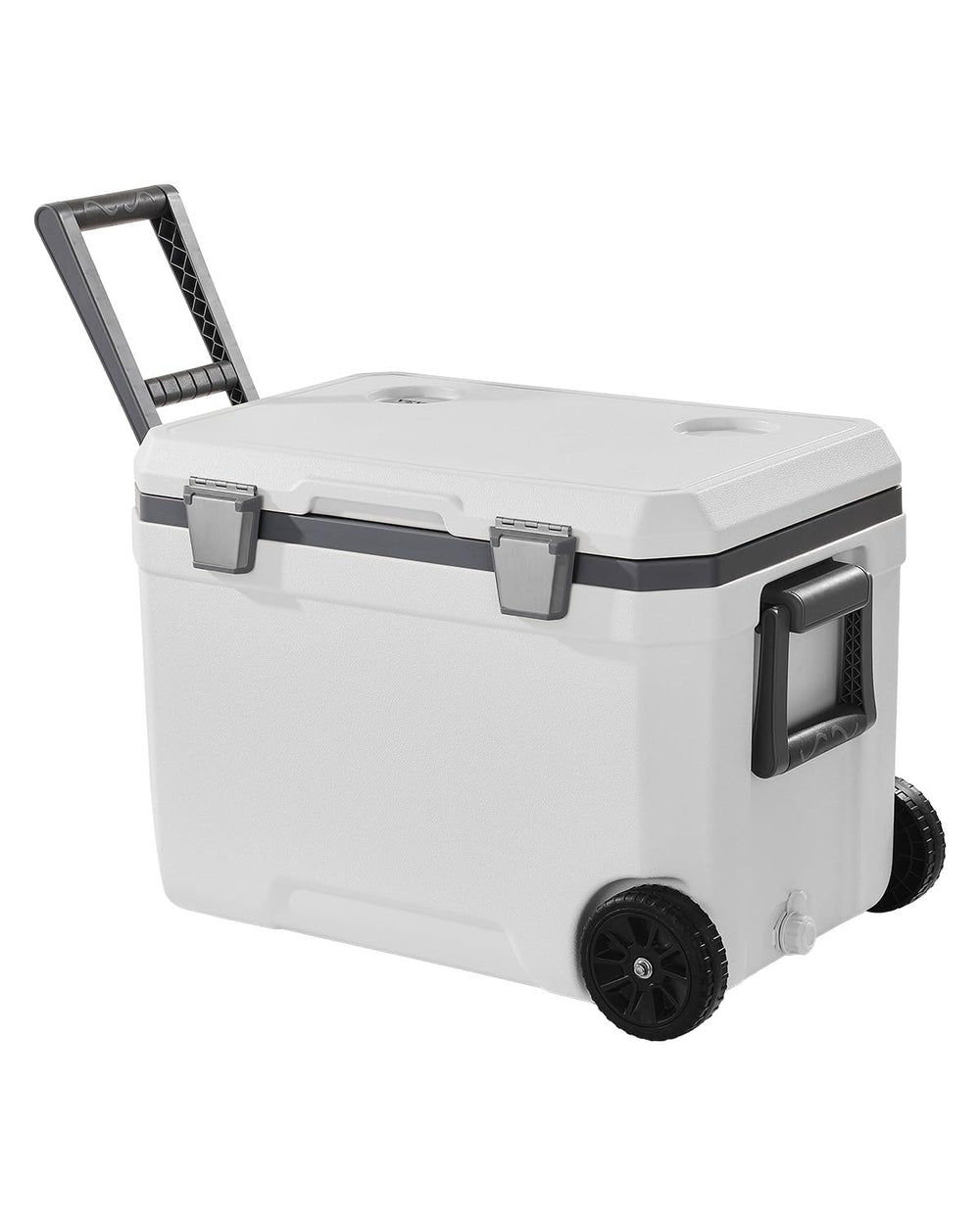 VEVOR portable cooler with wheels and 45qt capacity for family trips