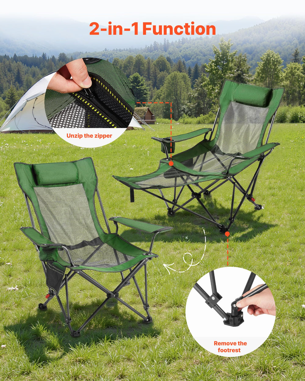 VEVOR Oxford fabric resists wear for long outdoor use.