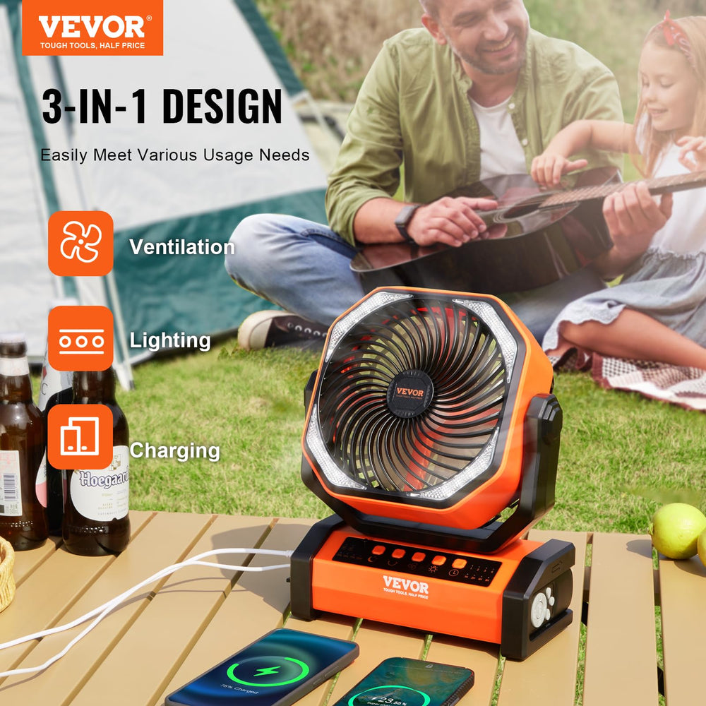 VEVOR remote-control operation for convenient hands-free cooling.