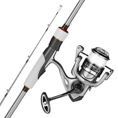 VEVOR rod-and-reel combo with a 6.5ft two-piece setup for easy transport.