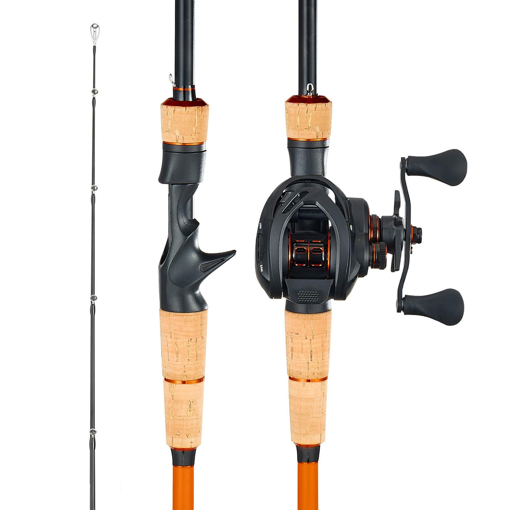 VEVOR rod and reel combo 7ft 2-piece ideal for versatile casting