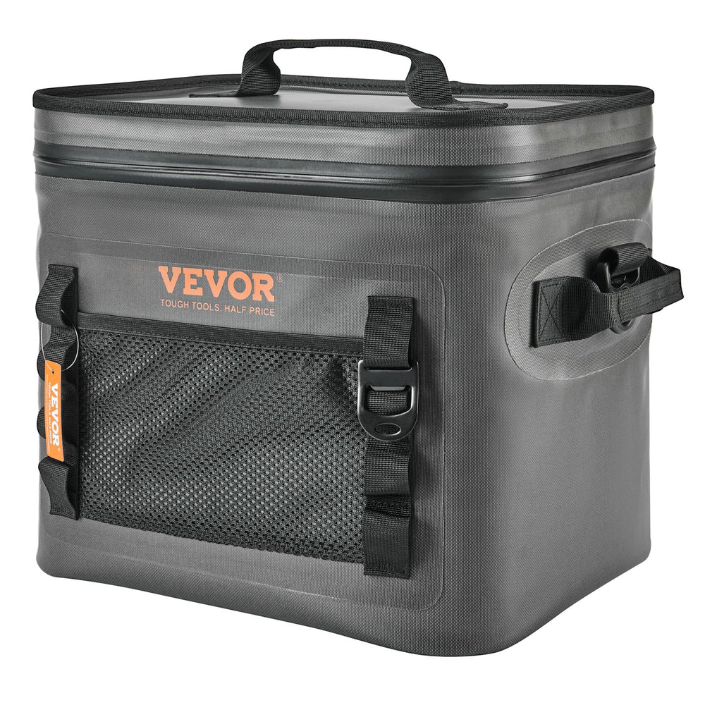 VEVOR Soft Cooler 24 Cans car trunk fit stores neatly in trunks.
