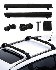 VEVOR soft roof rack pads 30inch product shot showing universal crossbar fit for secure gear transport