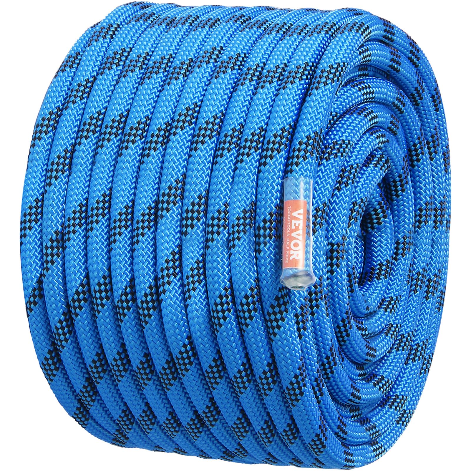 VEVOR blue rope on spool, easy storage