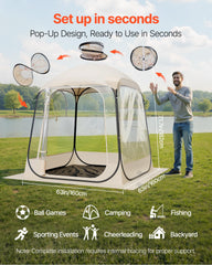 Weather-proof VEVOR pod shield against wind and light rain