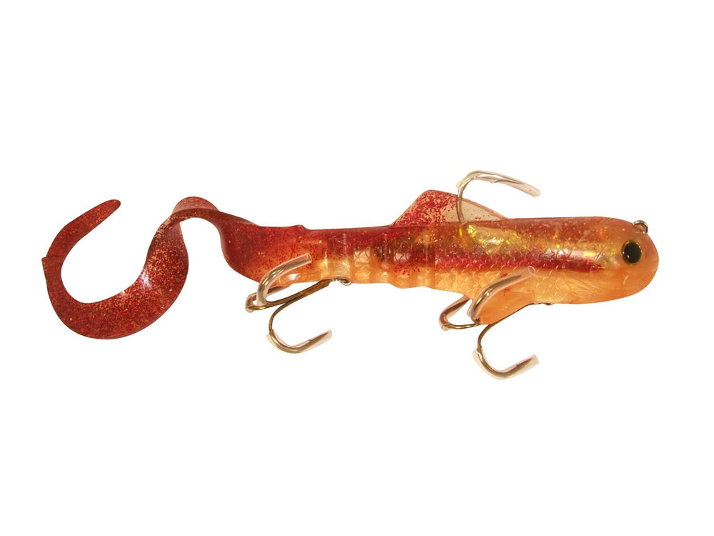 Vexan Super-D Swimbait with tail, lifelike action for bass, musky, and other game fish