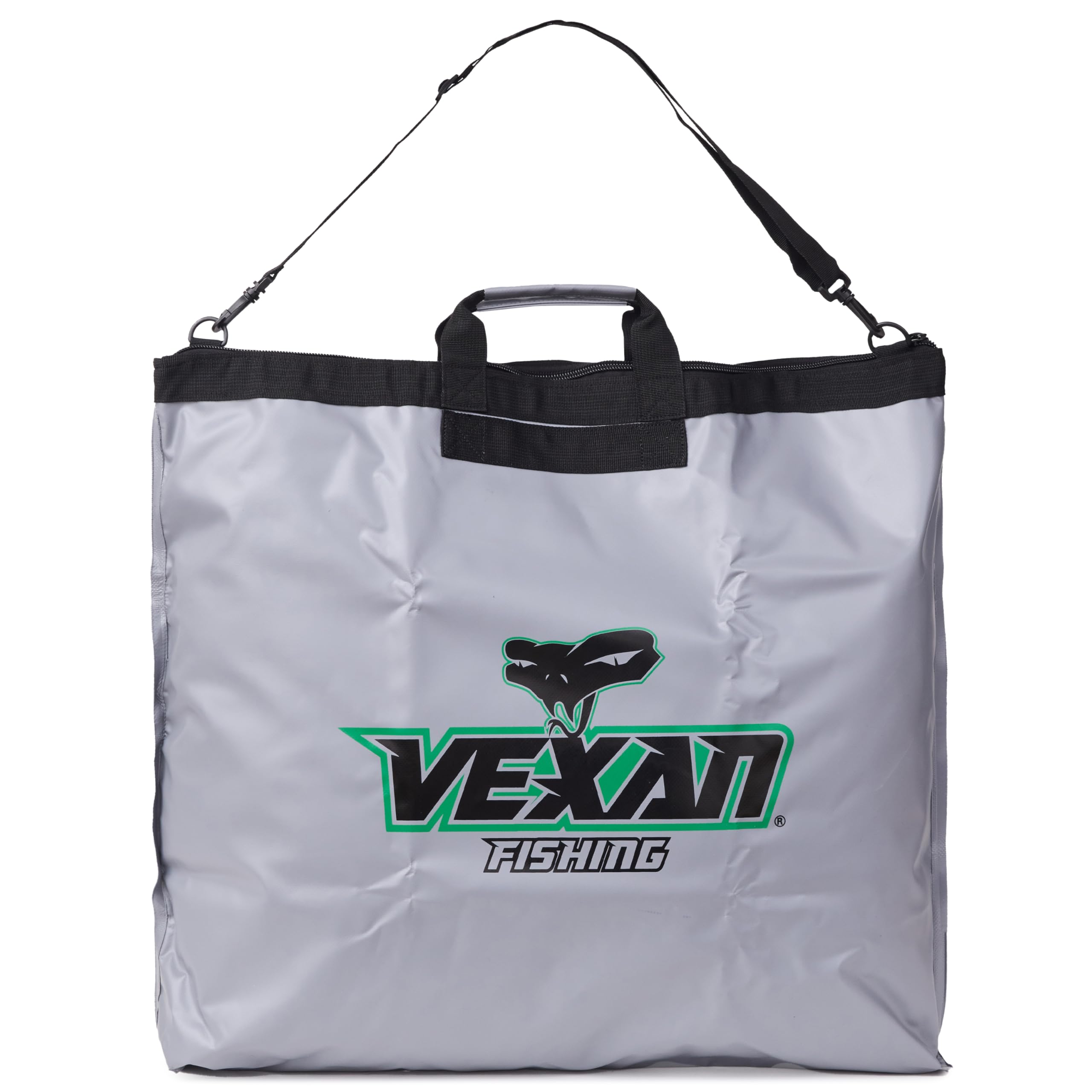 Vexan tournament weigh-in bag with heavy-duty construction for secure transport of tournament bass.