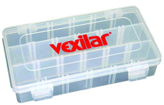 Vexilar TKB-100 tackle box for Ultra and Pro II keeps ice gear organized on the ice.