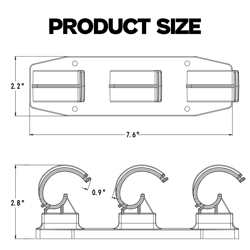 VEYWANE wall-mount fishing rod rack keeps poles organized and ready for quick grab
