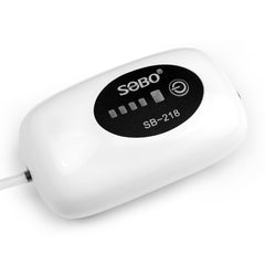 VEYWANE Live Bait Aerator front view with 2600mAh battery