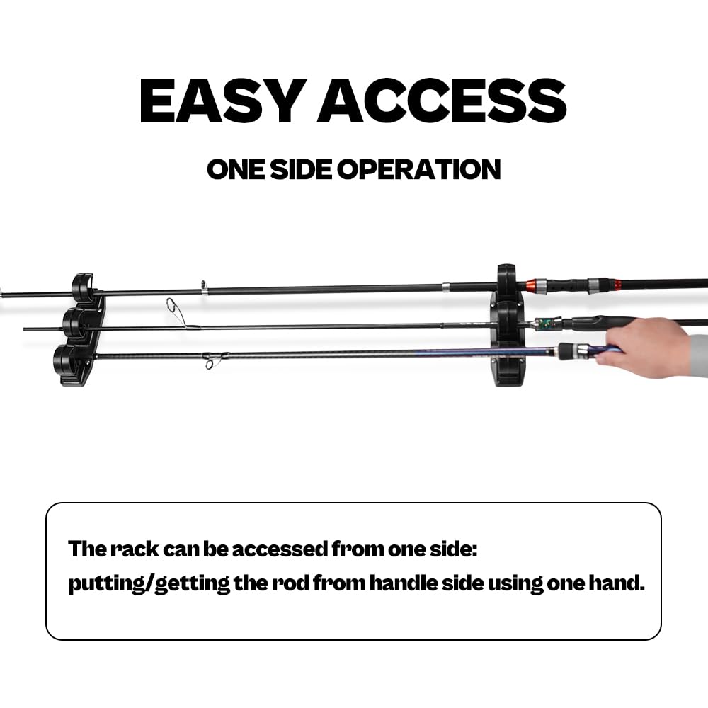 VEYWANE rubber band clips provide easy access and gentle protection for rod finishes