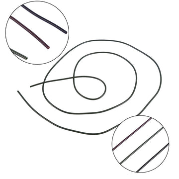 VGEBY 3Pcs set silicone rigs tube in brown for discreet rigging on muddy banks.