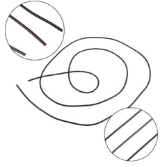 VGEBY 3Pcs set silicone rigs tube in brown for discreet rigging on muddy banks.