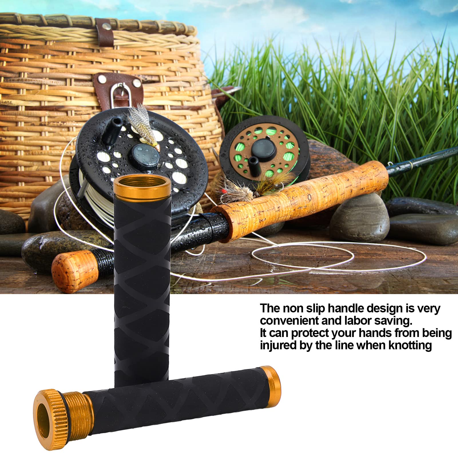 VGEBY aluminum knot puller close-up shows lightweight build