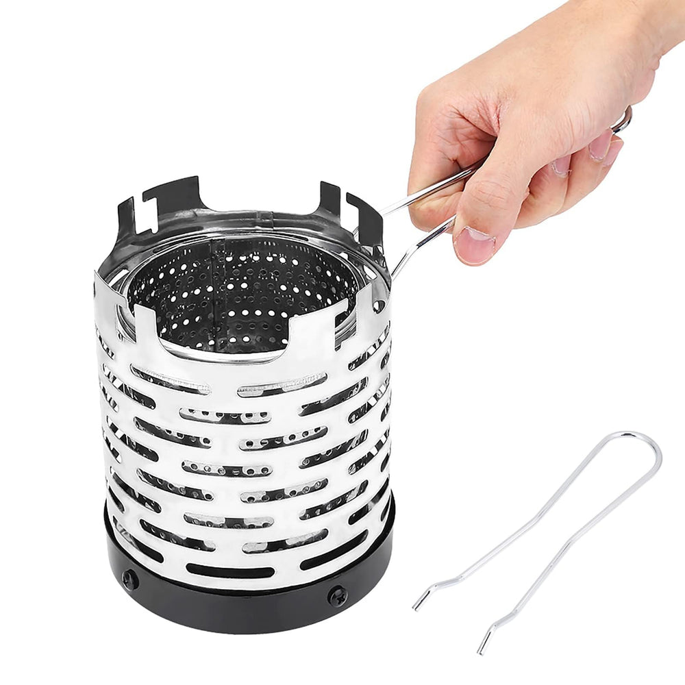 VGEBY compact camping kit includes stove body and 39-inch chimney pipe
