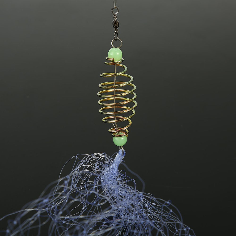 VGEBY copper cast net with luminous beads for night fishing