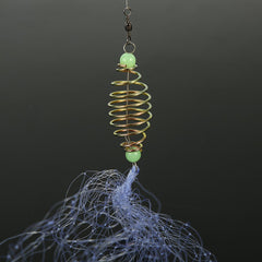 VGEBY copper cast net with luminous beads for night fishing