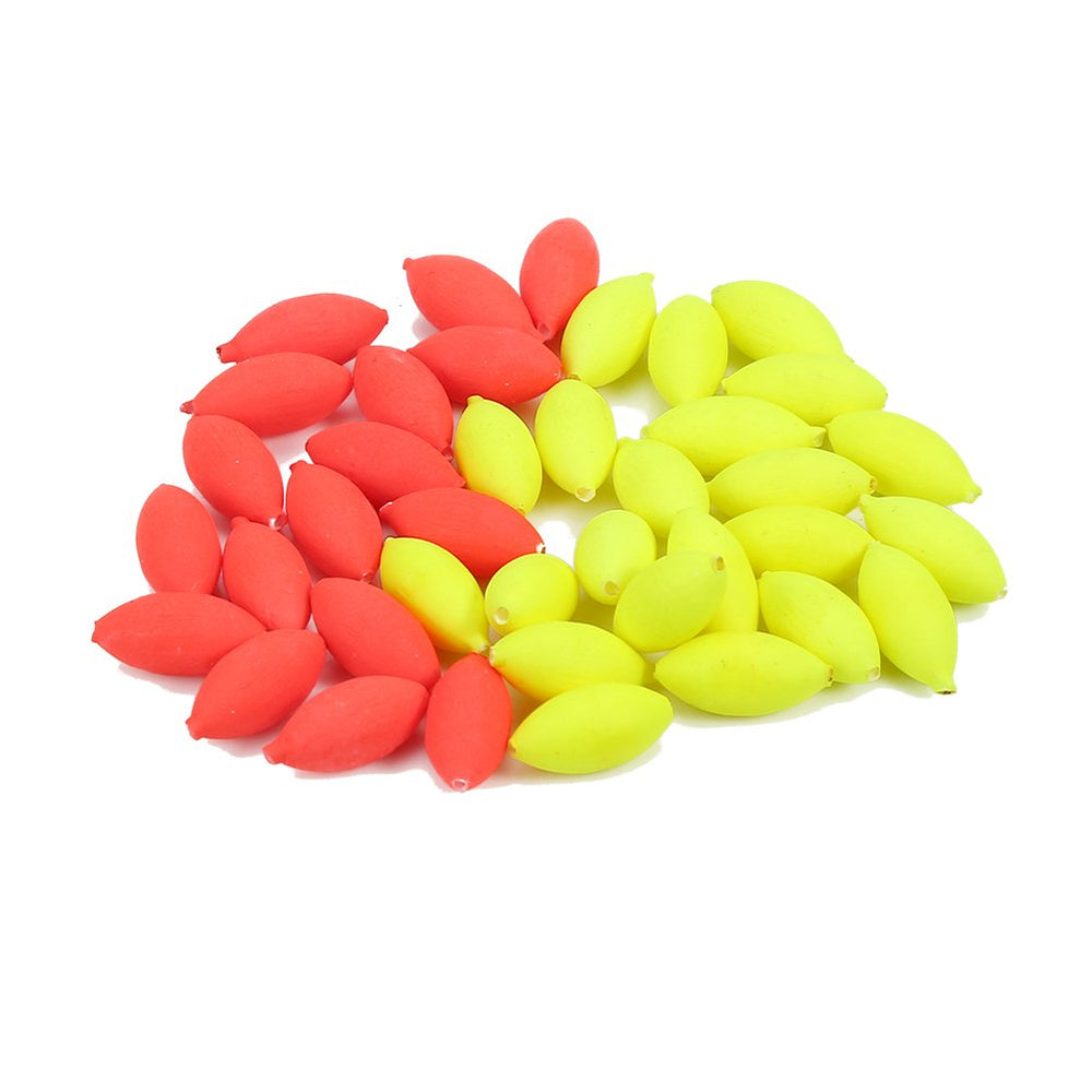 VGEBY fishing floats beads lure-assembly demonstrates easy knotting and buoyant lift.