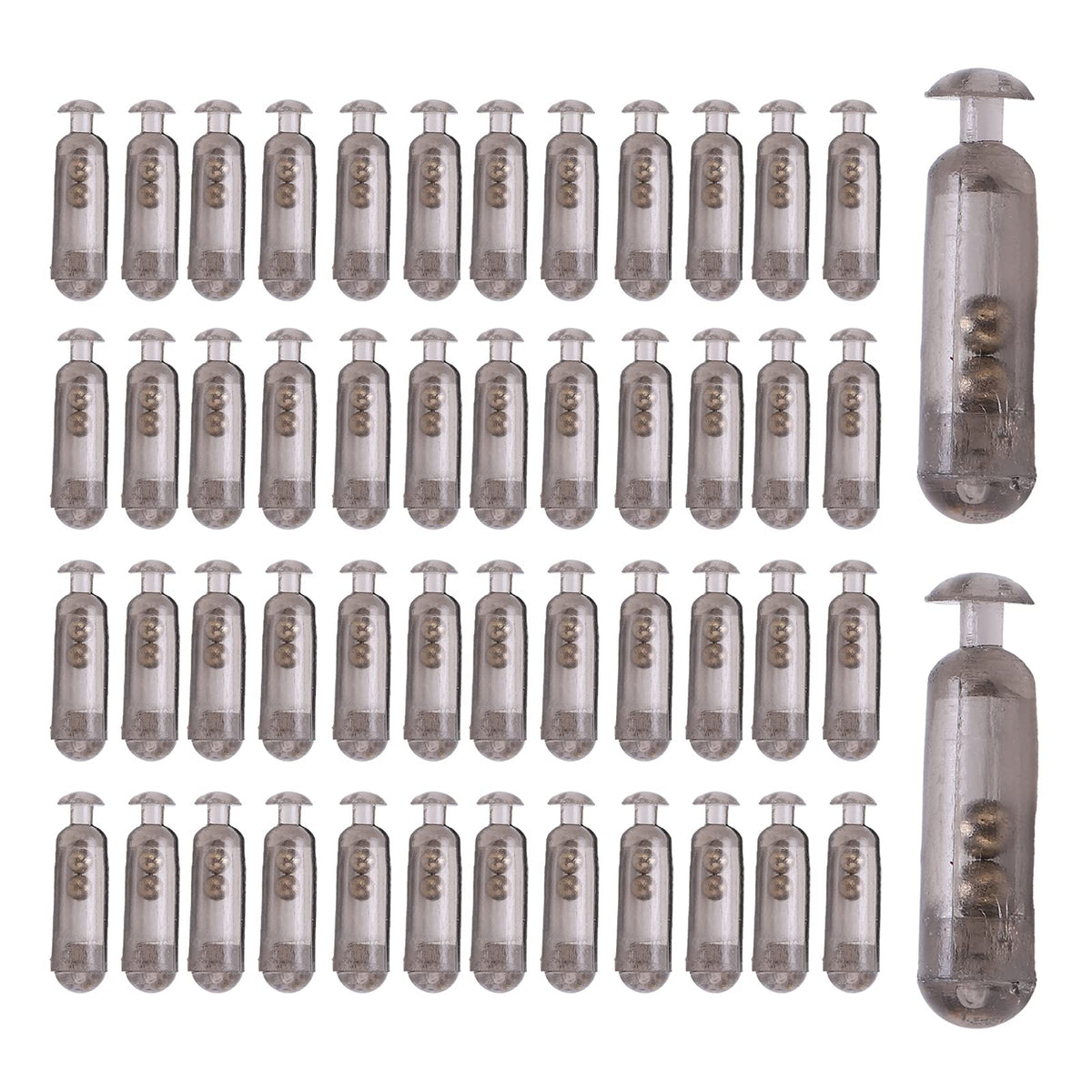 VGEBY fishing lure 50-piece box 15mm for extended sessions.