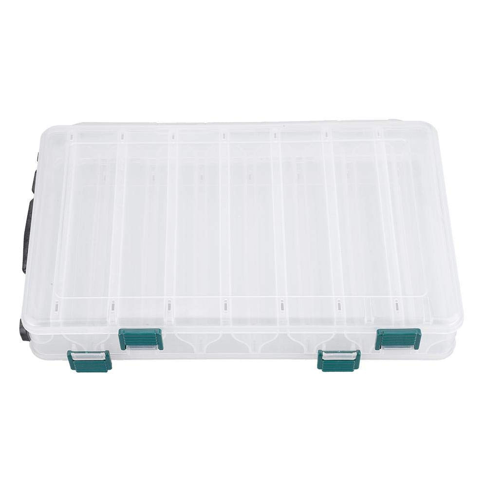 VGEBY double-sided fishing lure box designed for quick lure access.
