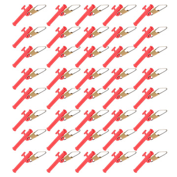 VGEBY fishing sinker with metal snaps and ABS slider red for stable rigs.
