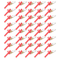 VGEBY fishing sinker with metal snaps and ABS slider red for stable rigs.