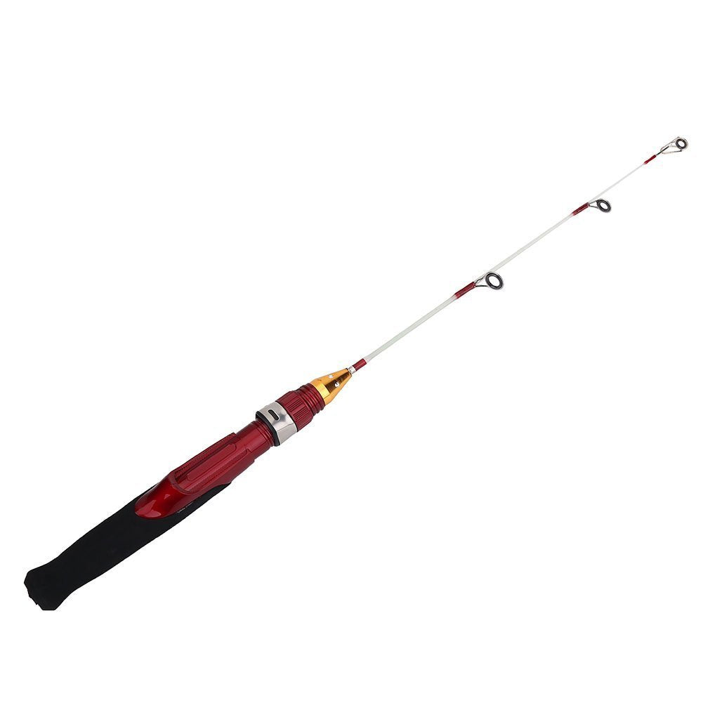 VGEBY ice fishing rod 20in compact design for easy portability.
