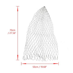 VGEBY landing net 50cm diameter, smooth braided lines prevent snagging.