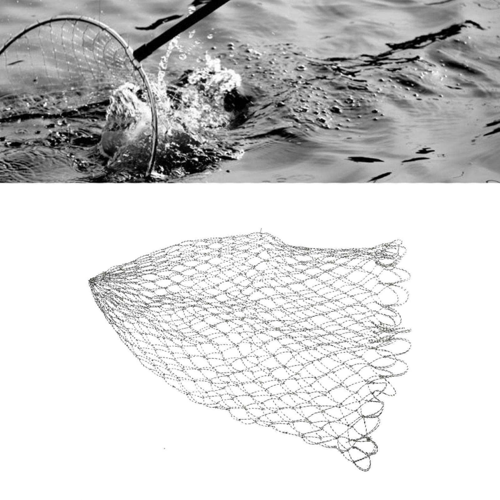 VGEBY landing net 70cm diameter, sturdy reach for larger species.