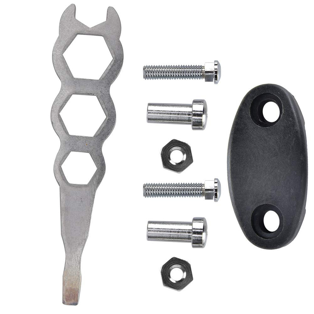 VGEBY large rubber olive-shaped handle offers comfortable grip during long sessions.