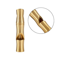 VGEBY mini brass whistle side profile showing compact design