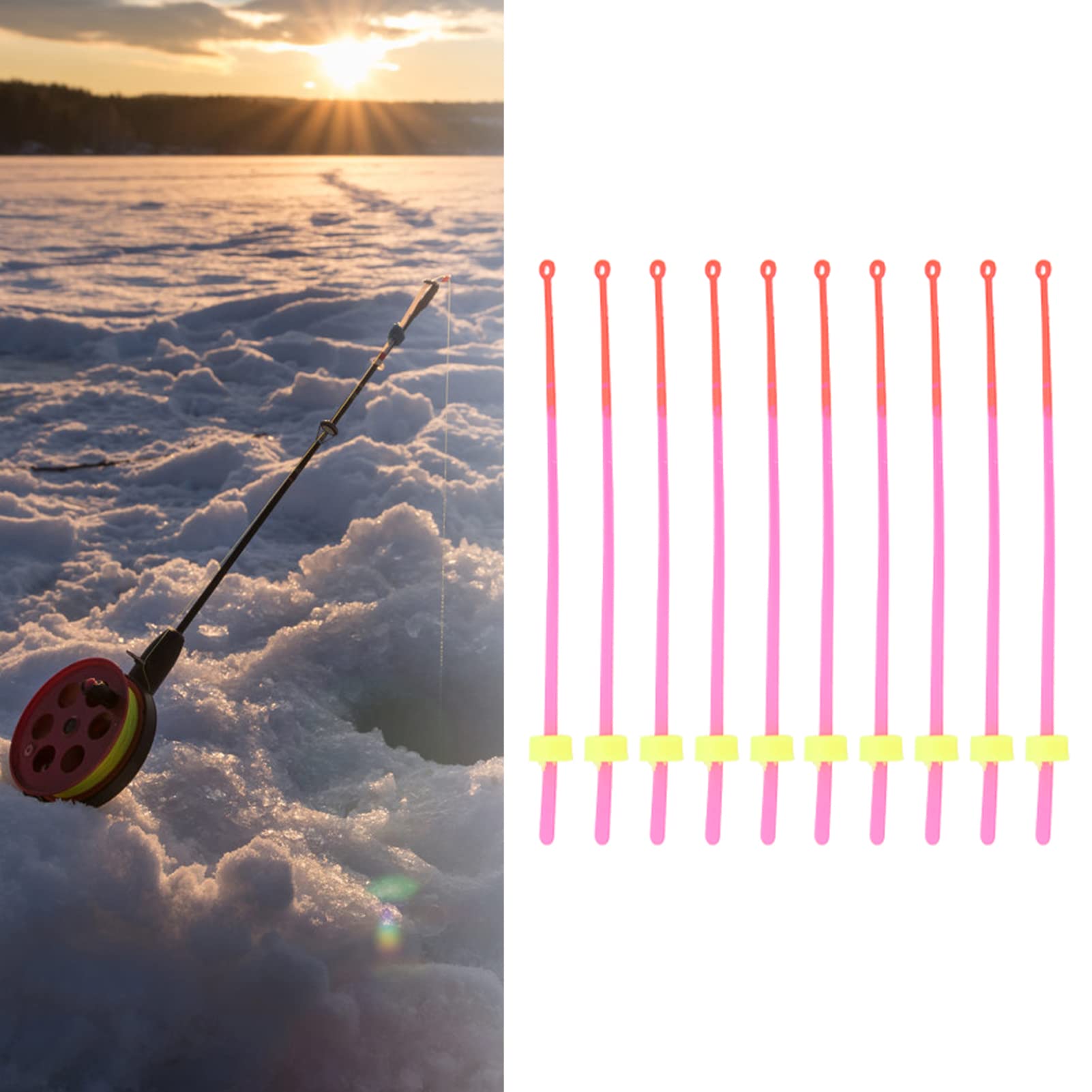 VGEBY portable ice fishing tip pack for compact carry