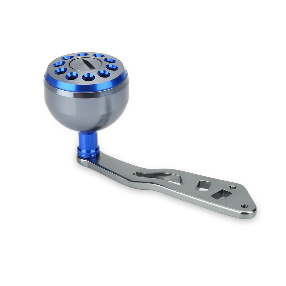 VGEBY blue power handle highlighting mount hole configuration for versatile installation