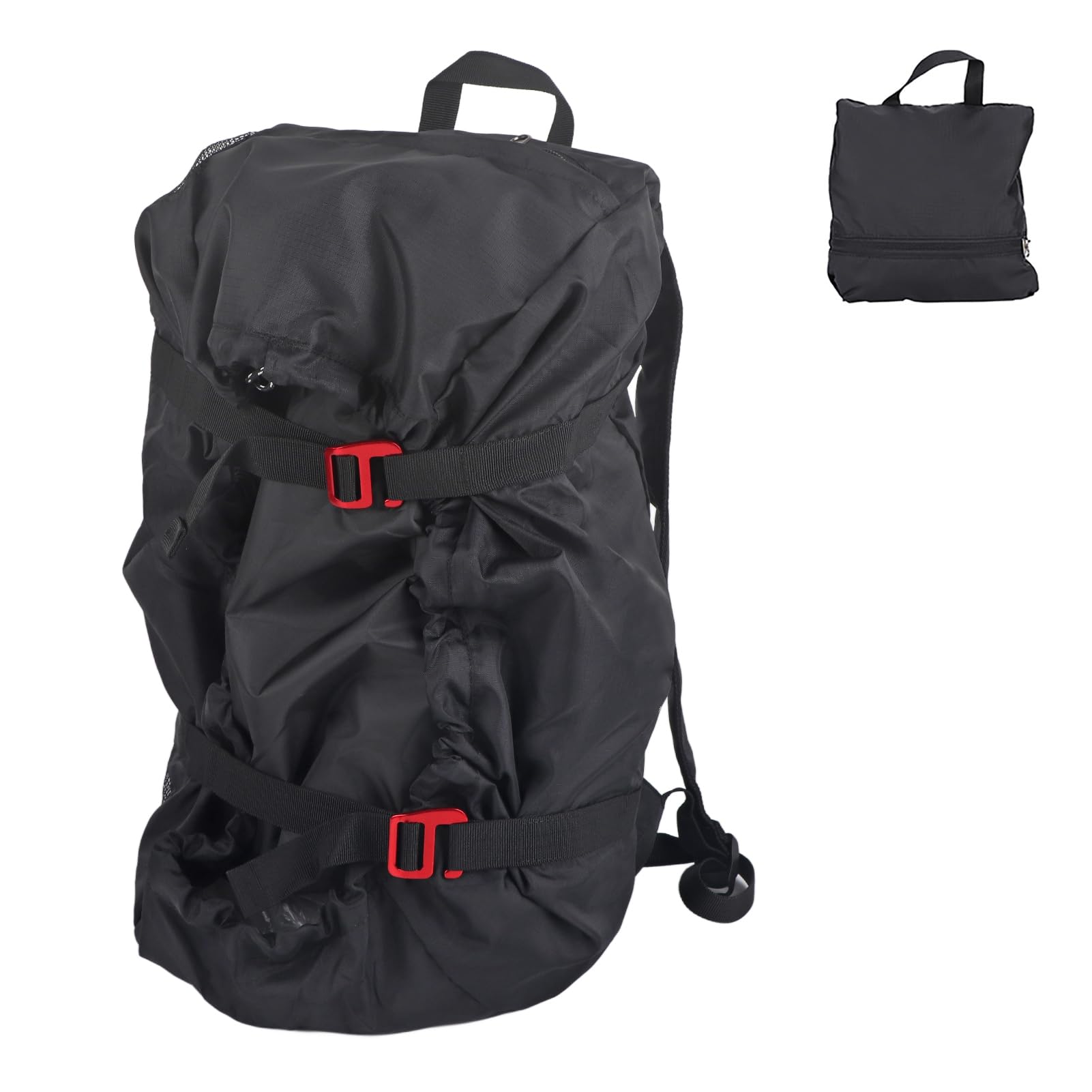 VGEBY rock climbing backpack foldable rope bag keeps gear organized during climbs
