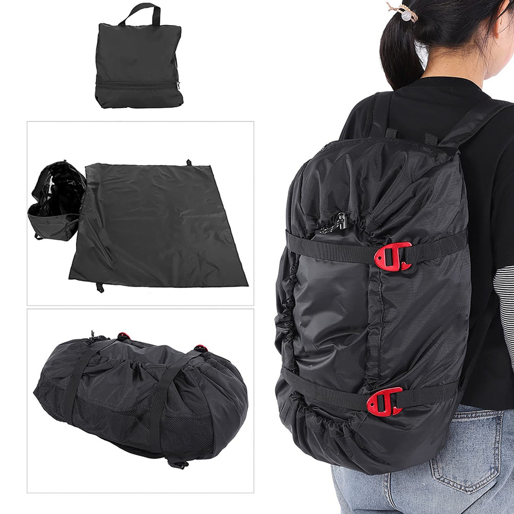 VGEBY rock climbing backpack uses a single roomy compartment