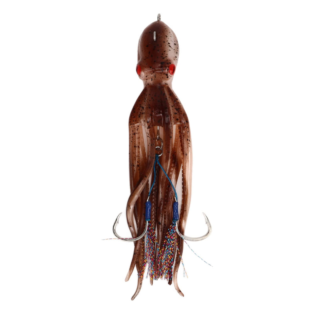 VGEBY Simulation Squid Jig 250g body demonstrates durable TPU construction for salty waters