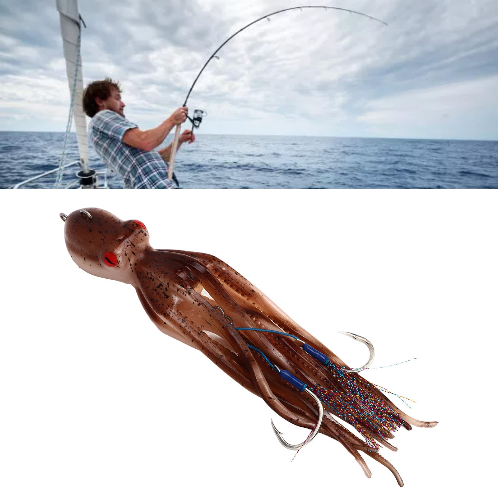 VGEBY Thick Tentacles picture emphasizes strong tentacles aiding hook exposure