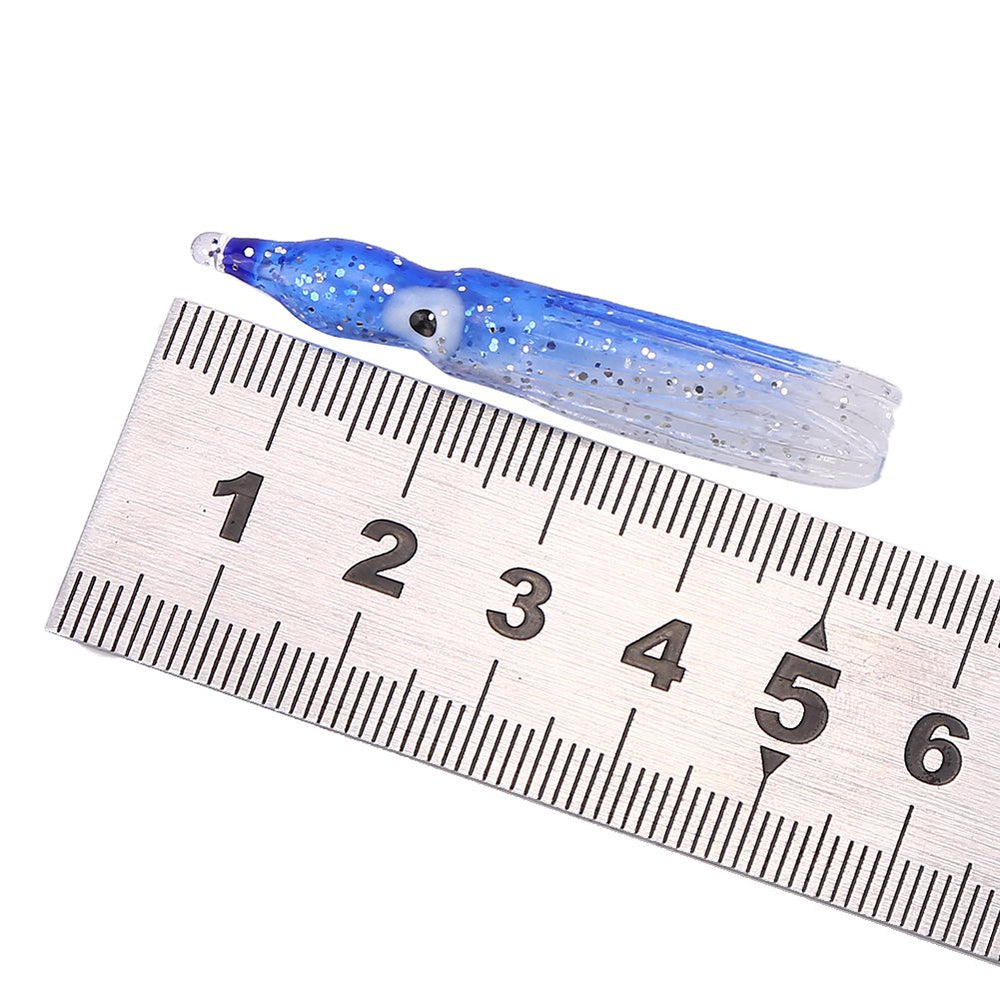 VGEBY soft octopus skirt 4cm shown for easy trolling and lure presentation.