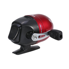 VGEBY Spincast reel handle side with ergonomic grip for smooth casting.
