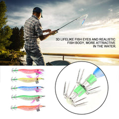 VGEBY squid jig hook realistic swimming action attracts large squid.