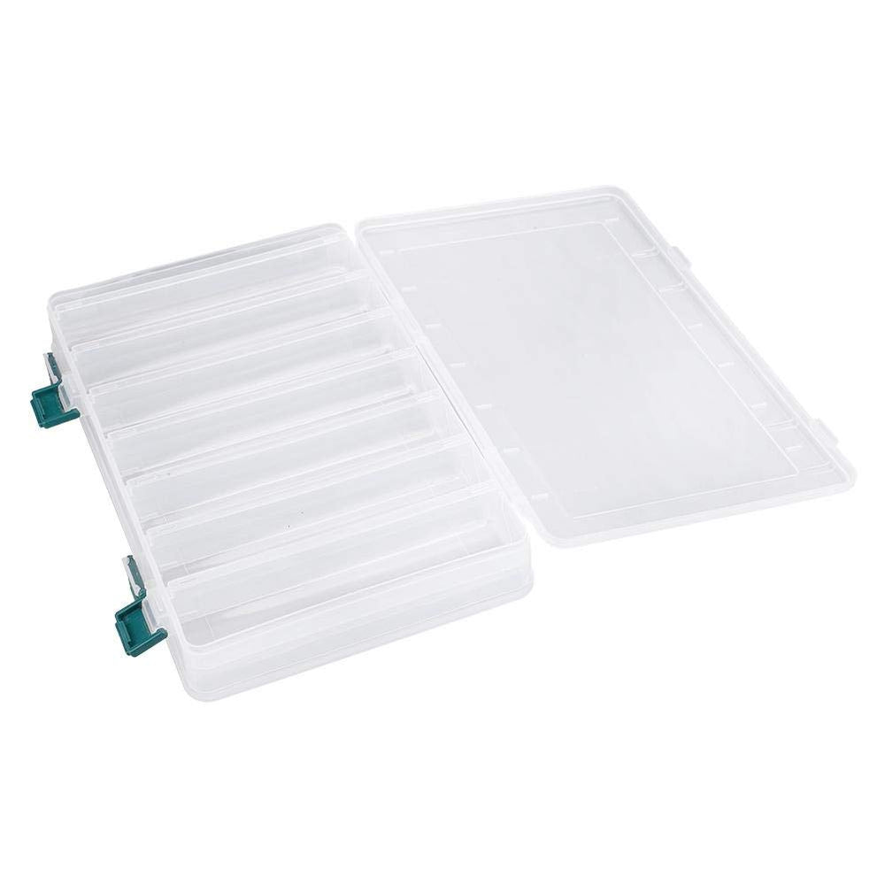 VGEBY tackle box with a secure locking system prevents spills.